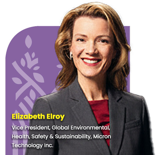 Elizabeth Elroy Vice President, Global Environmental, Health, Safety & Sustainability, Micron Technology Inc.