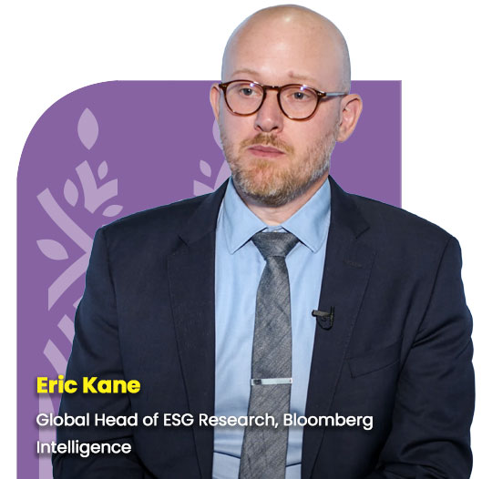 Eric Kane Global Head of ESG Research, Bloomberg Intelligence