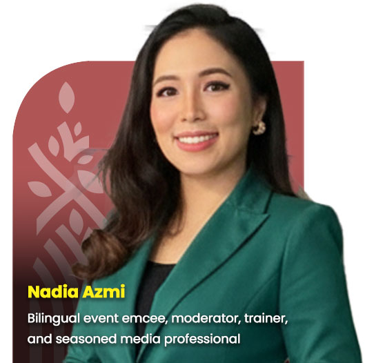 Nadia Azmi Bilingual event emcee, moderator, trainer, and seasoned media professional