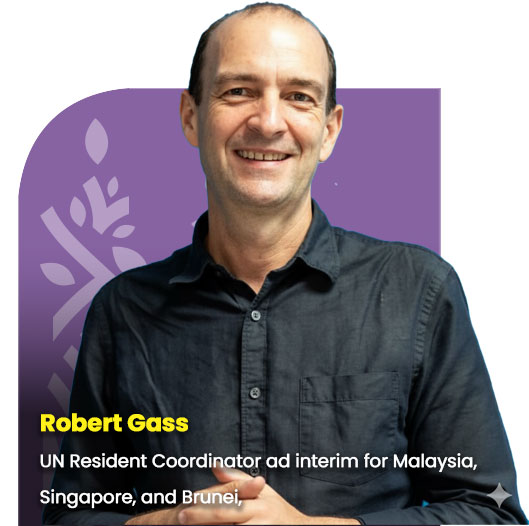 Robert Gass UN Resident Coordinator ad interim for Malaysia, Singapore, and Brunei,