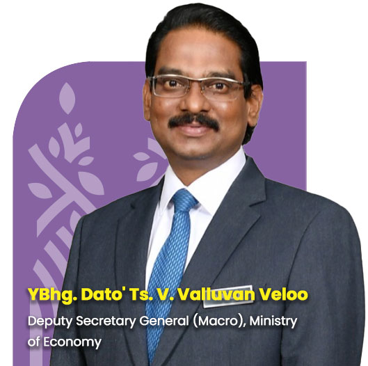 YBhg. Dato' Ts. V. Valluvan Veloo Deputy Secretary General (Macro), Ministry of Economy